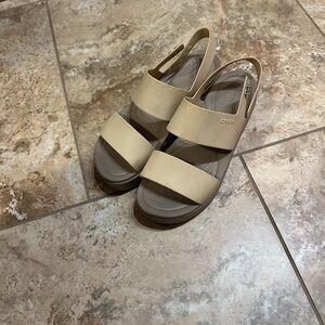 CROCS Women's Beige Sandals